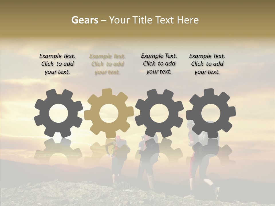 Lifestyle Journey Trek PowerPoint Template