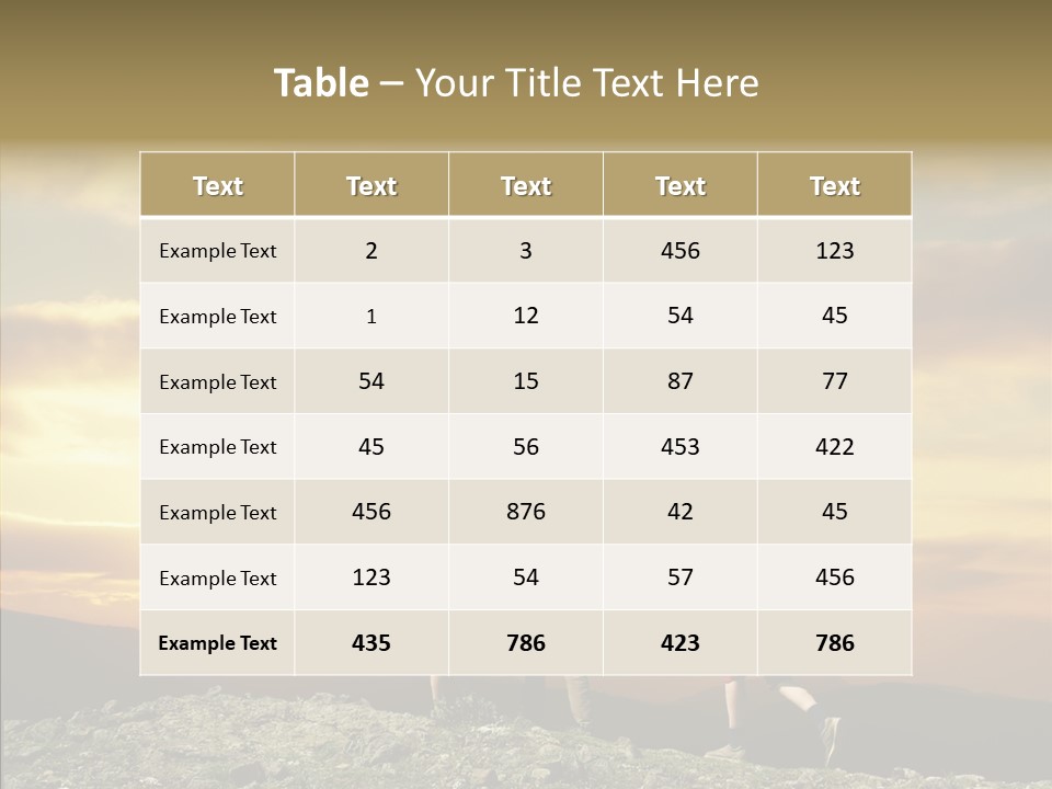 Lifestyle Journey Trek PowerPoint Template
