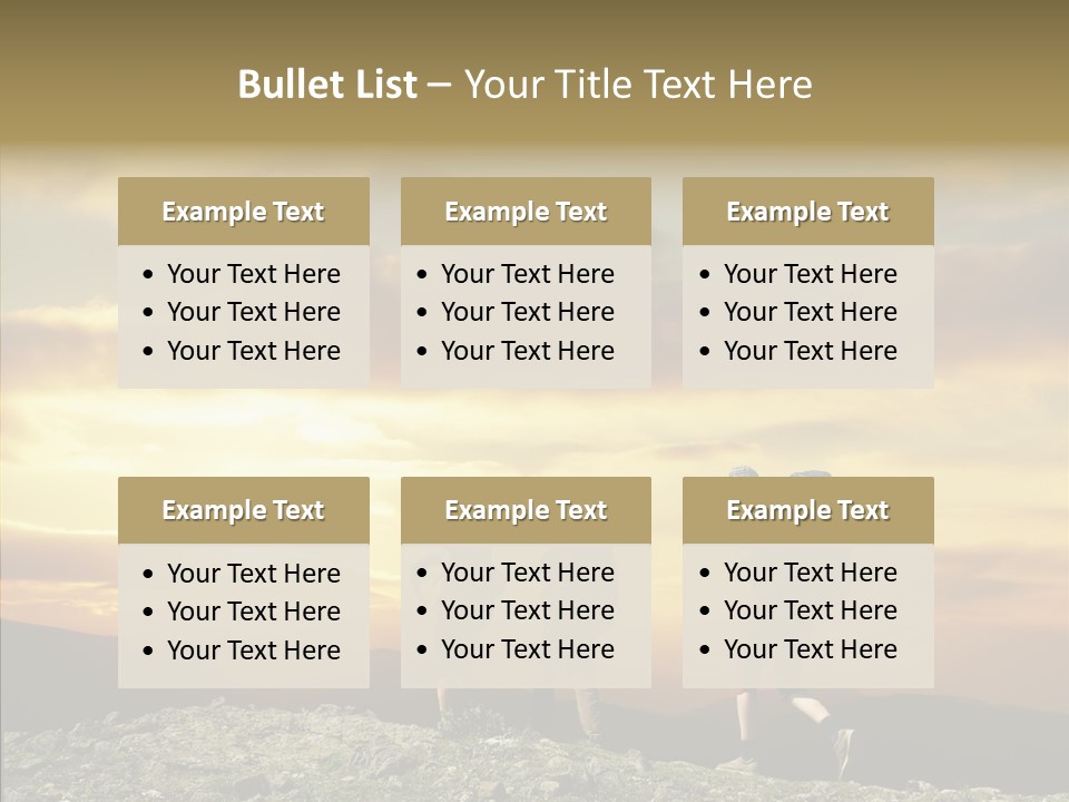 Lifestyle Journey Trek PowerPoint Template