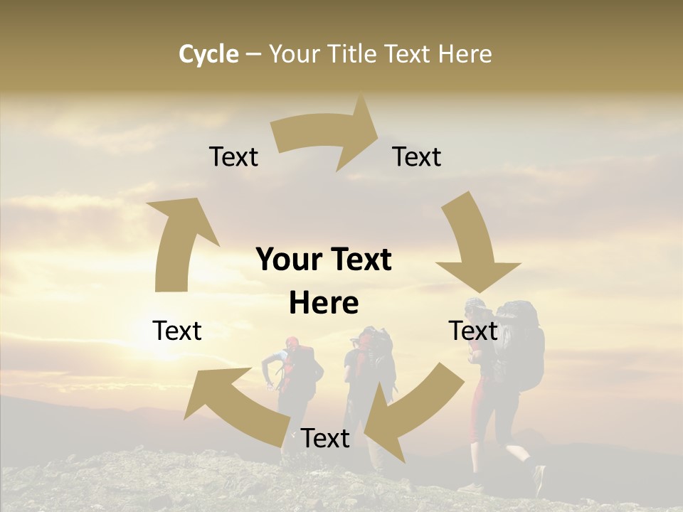 Lifestyle Journey Trek PowerPoint Template