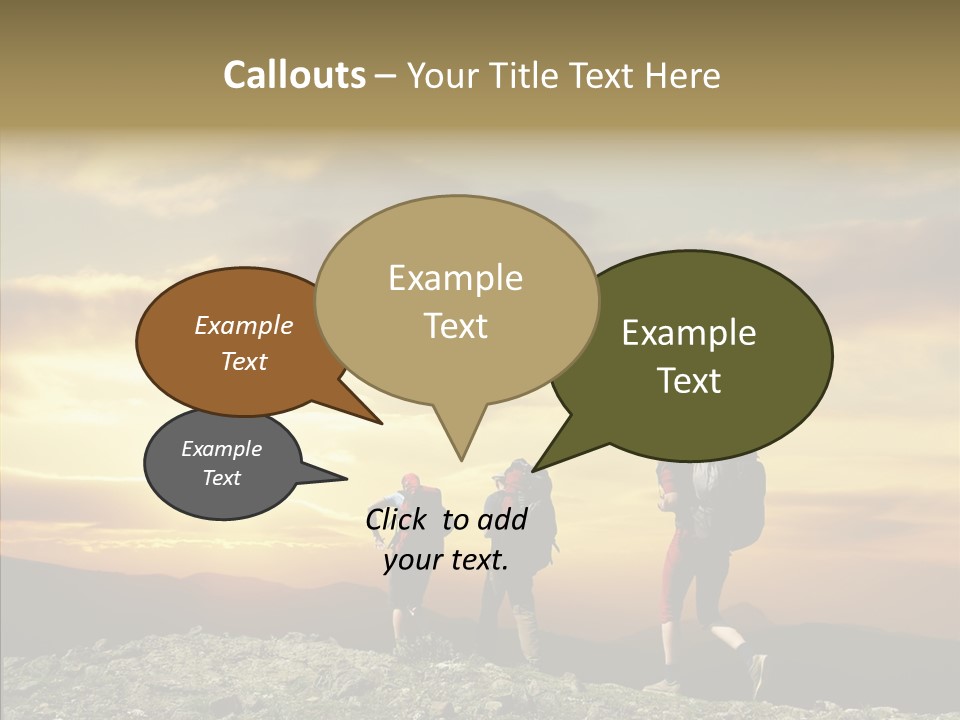 Lifestyle Journey Trek PowerPoint Template