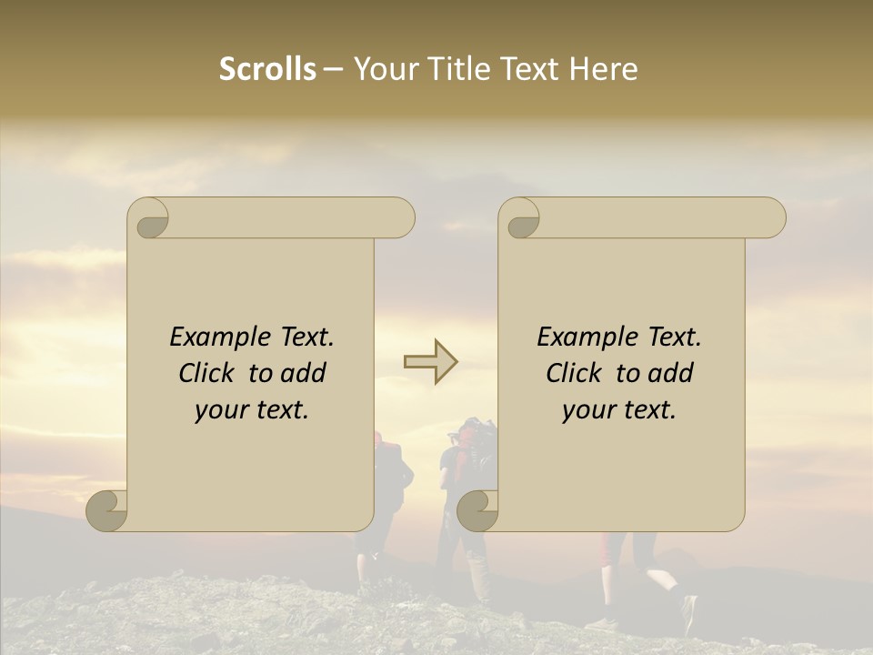Lifestyle Journey Trek PowerPoint Template