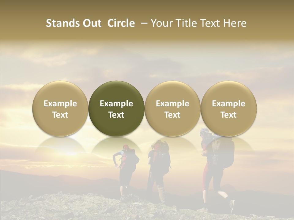 Lifestyle Journey Trek PowerPoint Template