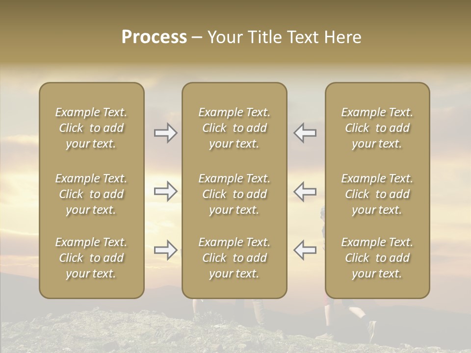 Lifestyle Journey Trek PowerPoint Template