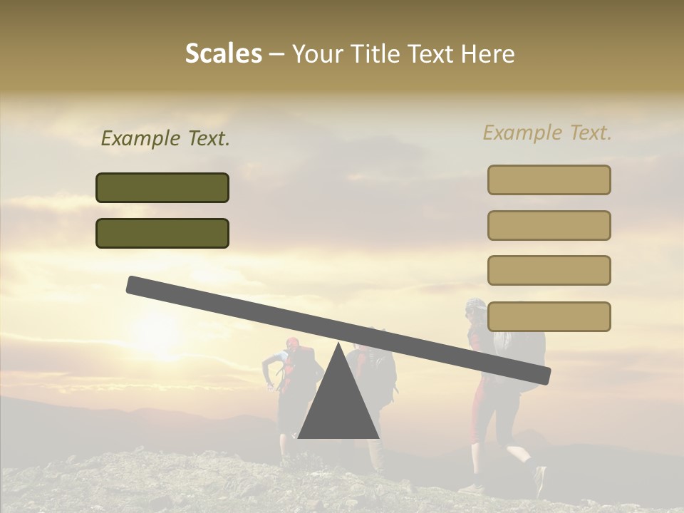 Lifestyle Journey Trek PowerPoint Template