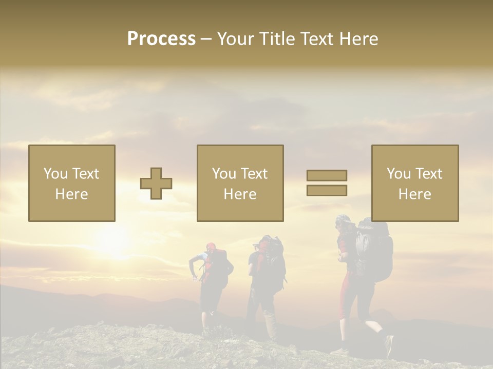 Lifestyle Journey Trek PowerPoint Template