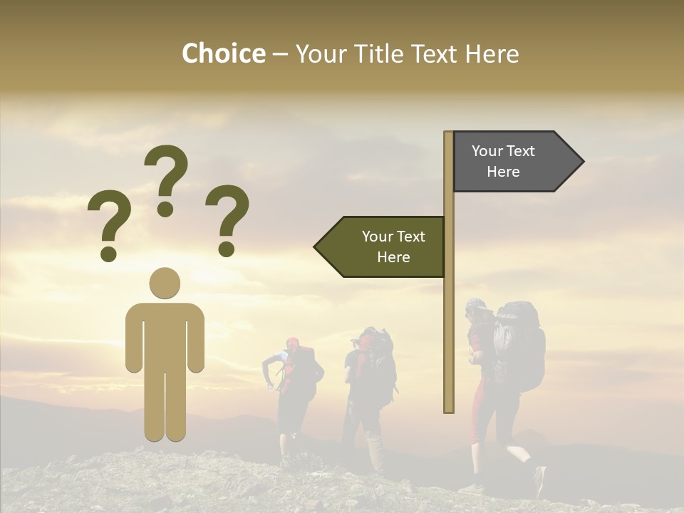 Lifestyle Journey Trek PowerPoint Template