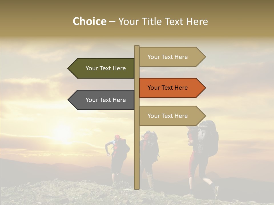 Lifestyle Journey Trek PowerPoint Template