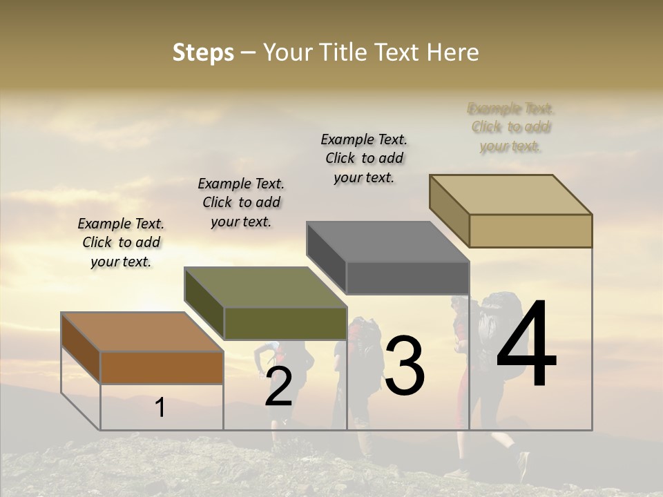 Lifestyle Journey Trek PowerPoint Template