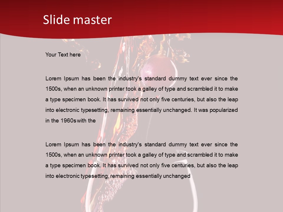 Bar Cheers Splashing PowerPoint Template