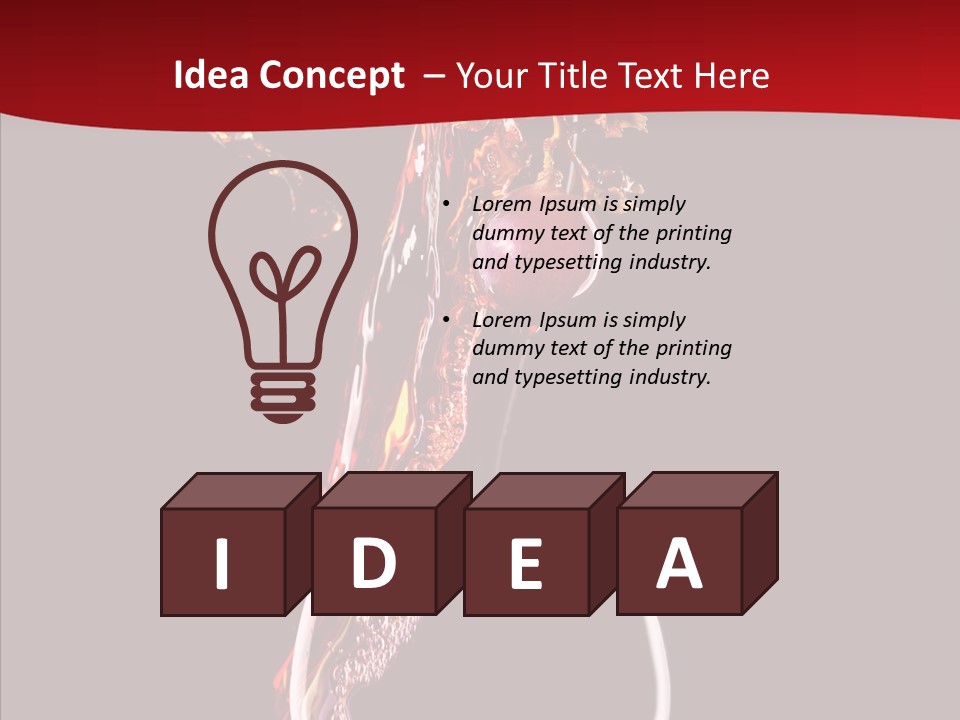 Bar Cheers Splashing PowerPoint Template