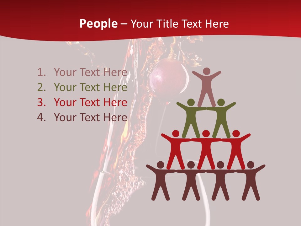 Bar Cheers Splashing PowerPoint Template