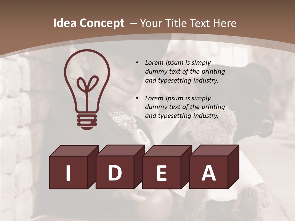 Boxer Alone Cap PowerPoint Template