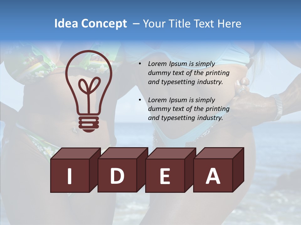 Strength Sports Horizontal PowerPoint Template