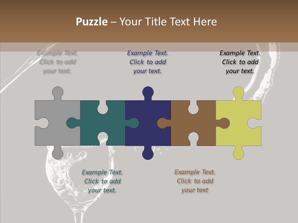 A Glass Of Wine With A Cherry On Top Of It PowerPoint Template