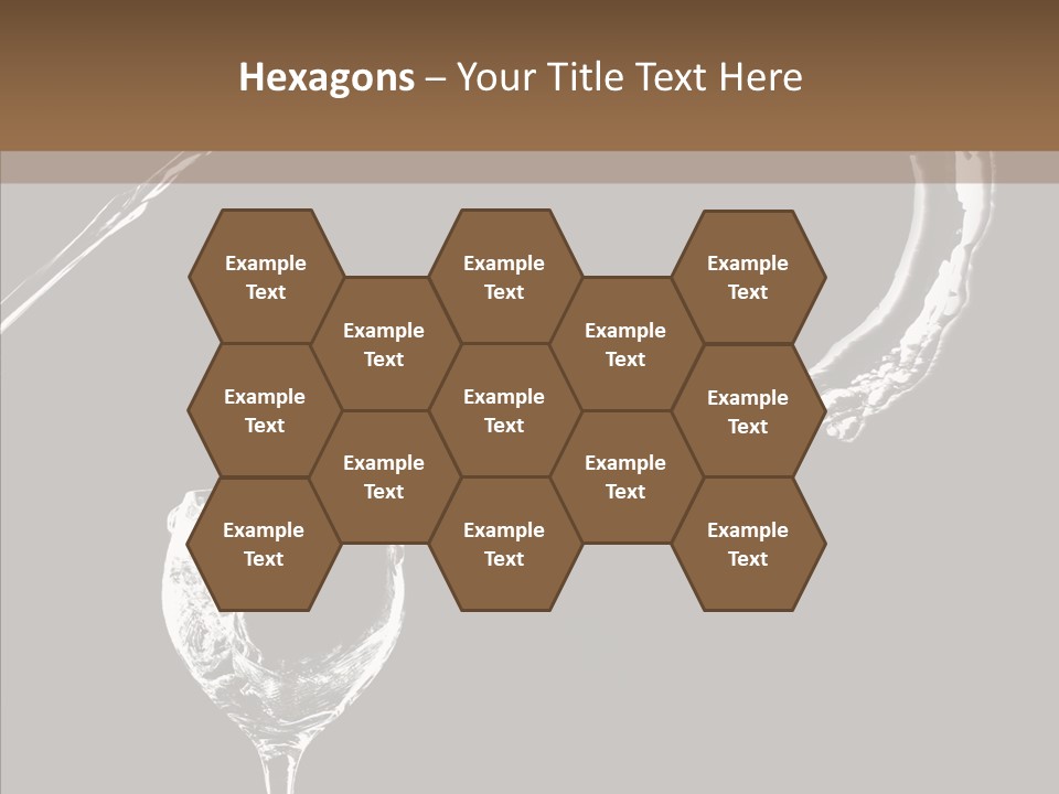 A Glass Of Wine With A Cherry On Top Of It PowerPoint Template