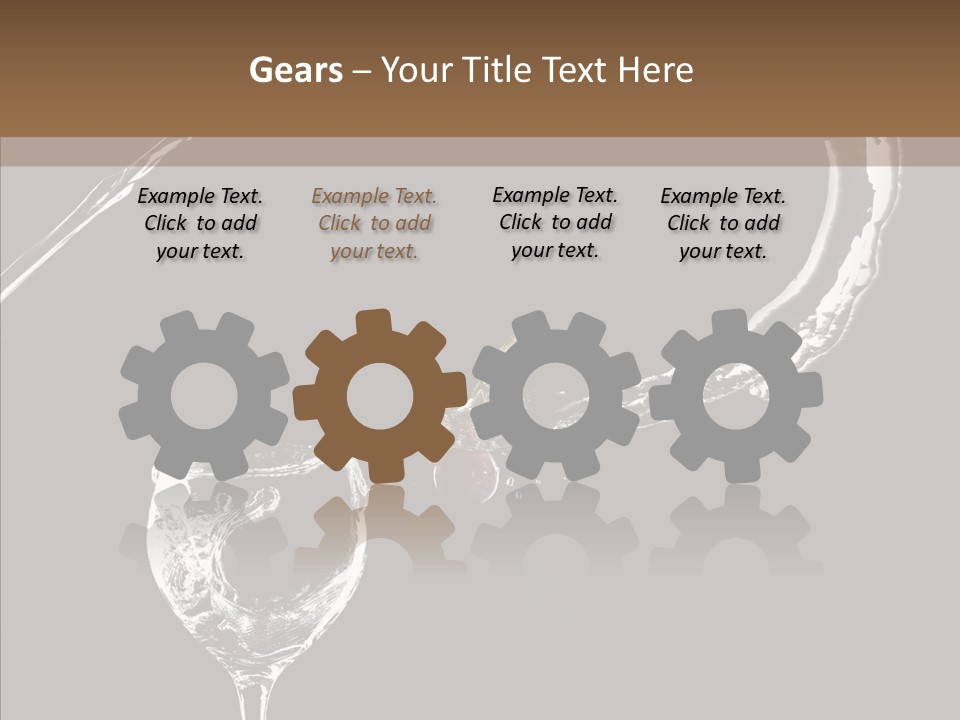 A Glass Of Wine With A Cherry On Top Of It PowerPoint Template