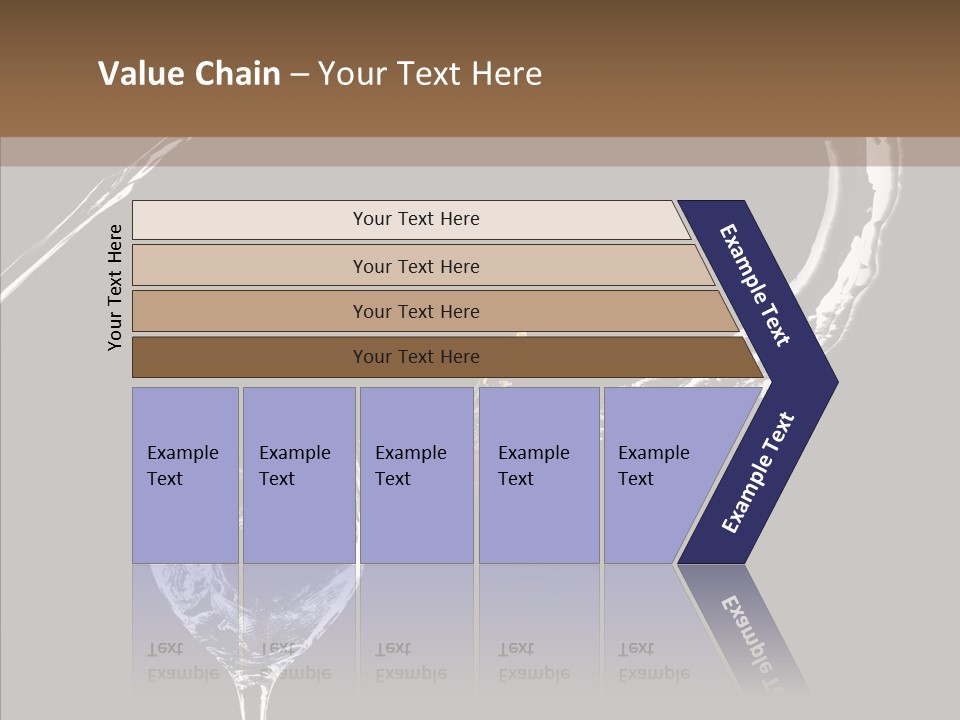 A Glass Of Wine With A Cherry On Top Of It PowerPoint Template