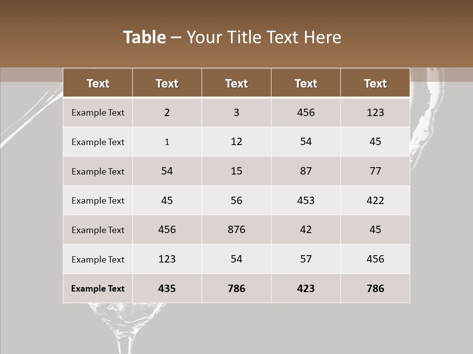 A Glass Of Wine With A Cherry On Top Of It PowerPoint Template