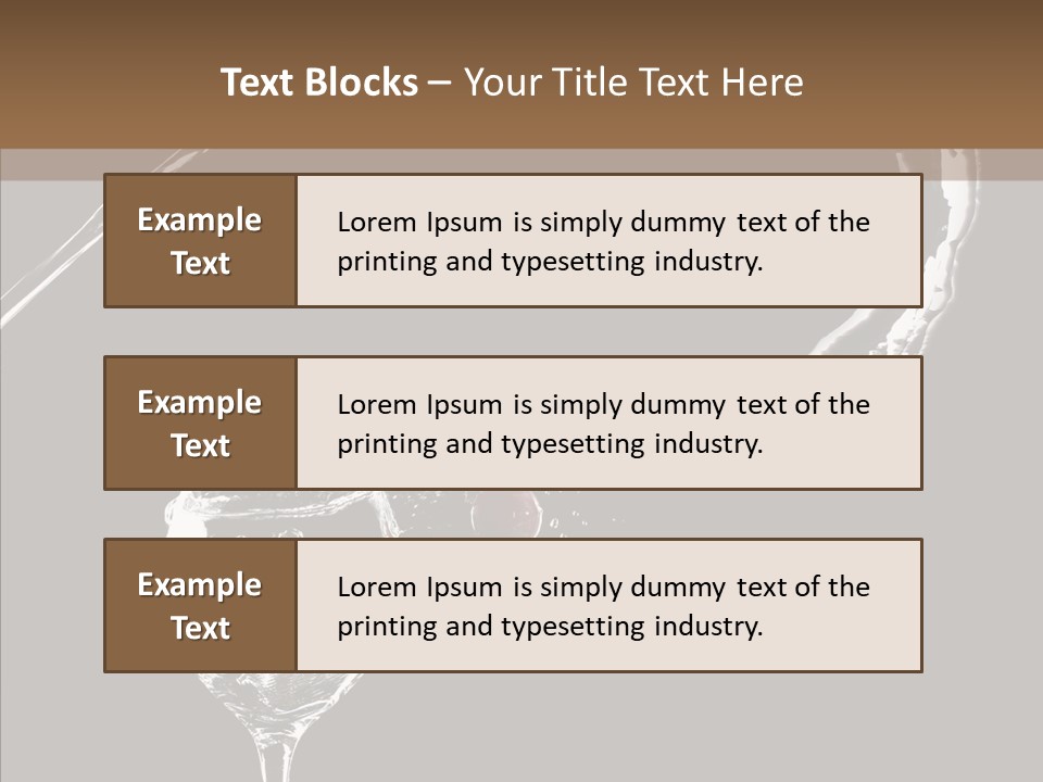 A Glass Of Wine With A Cherry On Top Of It PowerPoint Template