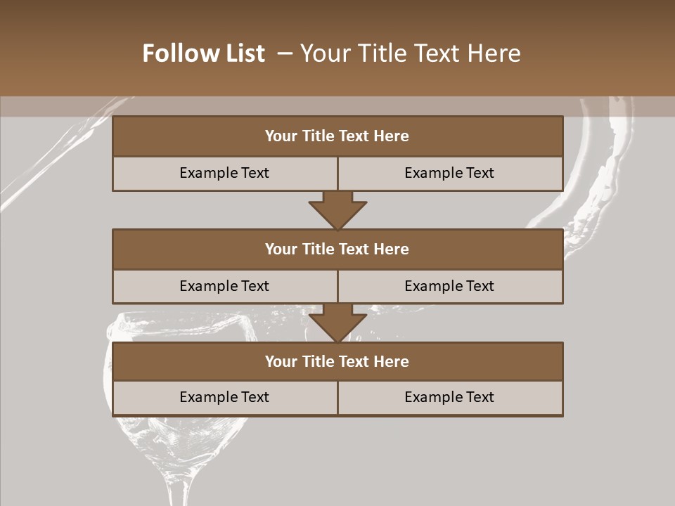 A Glass Of Wine With A Cherry On Top Of It PowerPoint Template