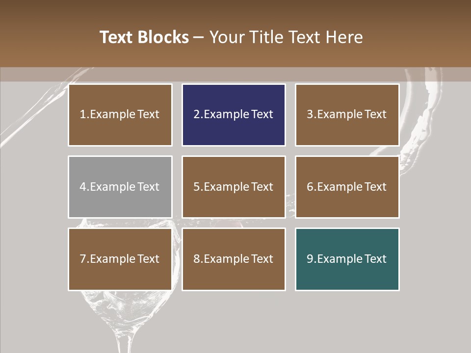 A Glass Of Wine With A Cherry On Top Of It PowerPoint Template
