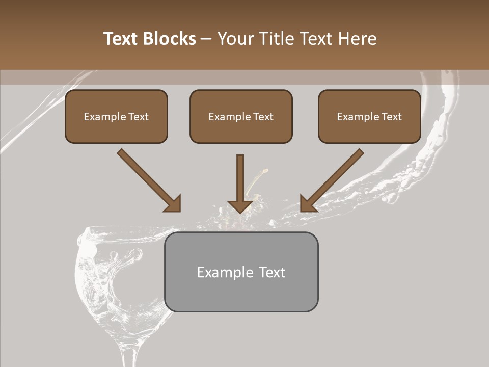 A Glass Of Wine With A Cherry On Top Of It PowerPoint Template