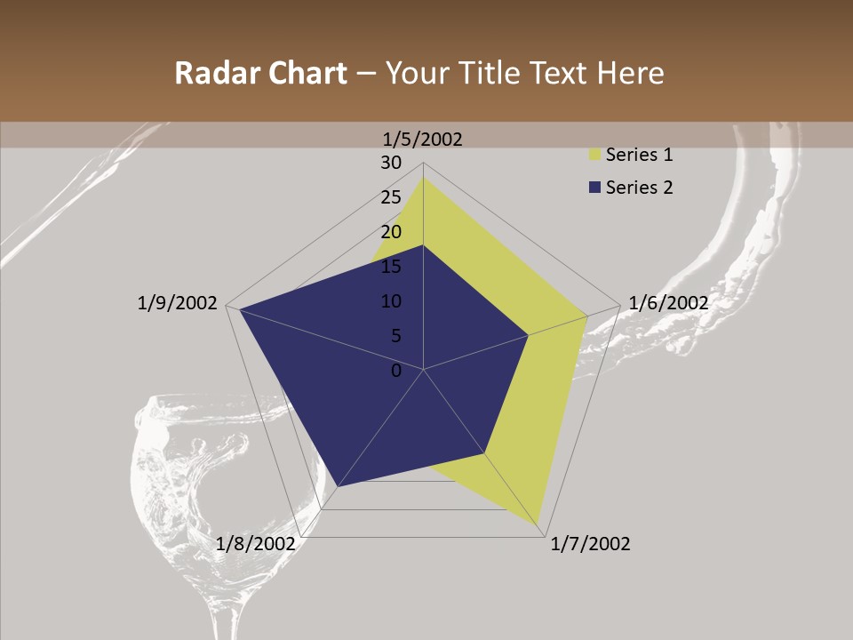 A Glass Of Wine With A Cherry On Top Of It PowerPoint Template
