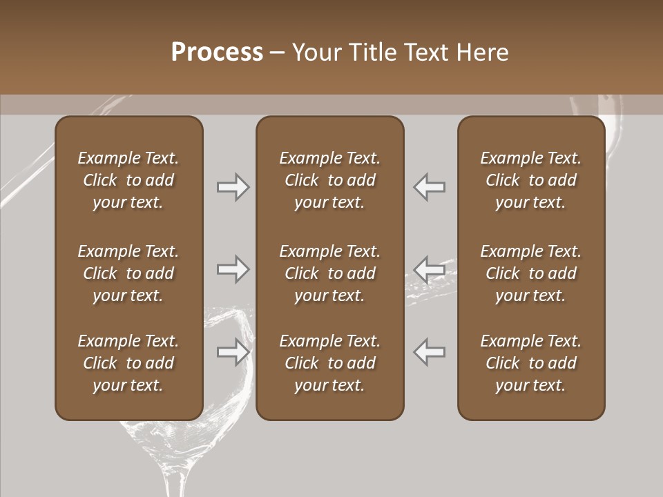 A Glass Of Wine With A Cherry On Top Of It PowerPoint Template