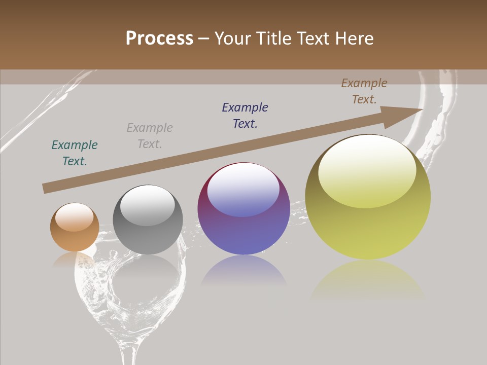 A Glass Of Wine With A Cherry On Top Of It PowerPoint Template