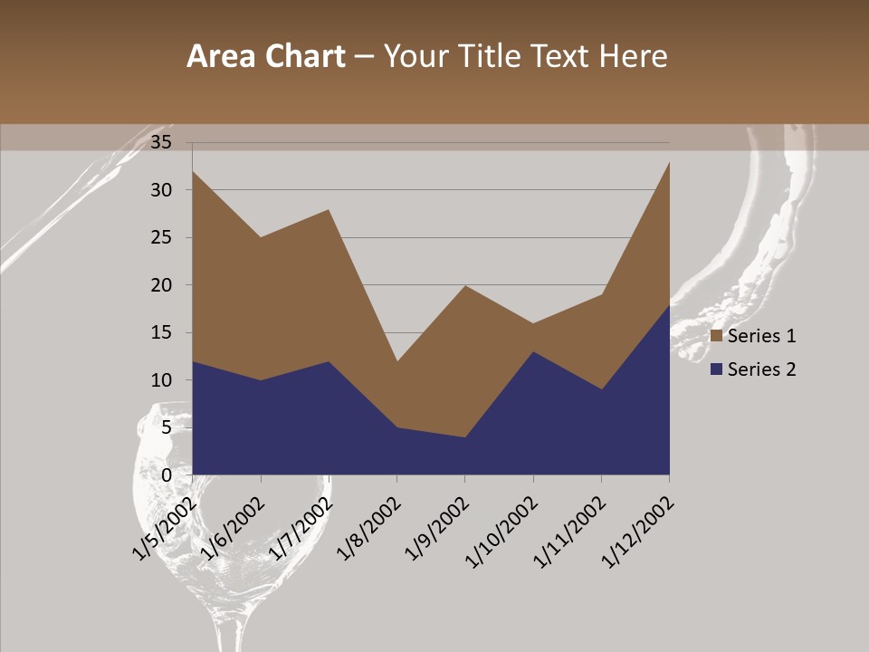 A Glass Of Wine With A Cherry On Top Of It PowerPoint Template
