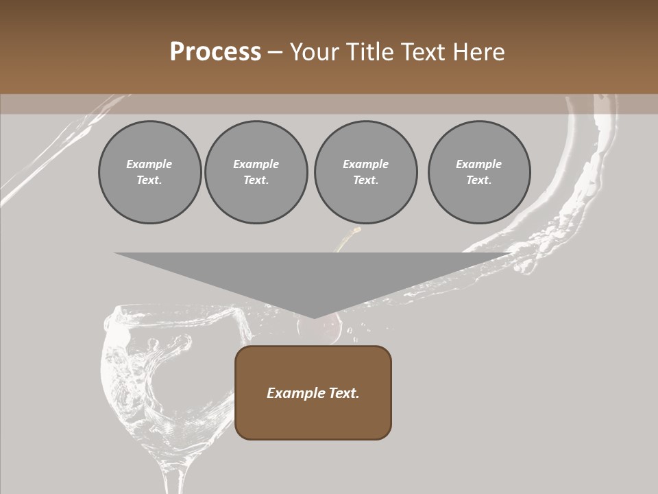 A Glass Of Wine With A Cherry On Top Of It PowerPoint Template
