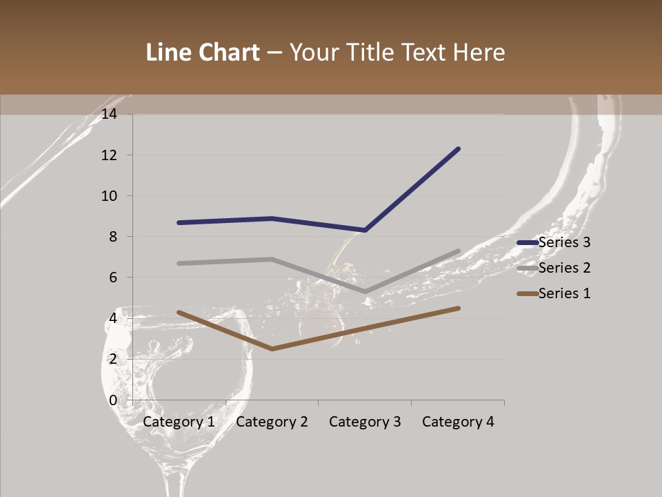 A Glass Of Wine With A Cherry On Top Of It PowerPoint Template