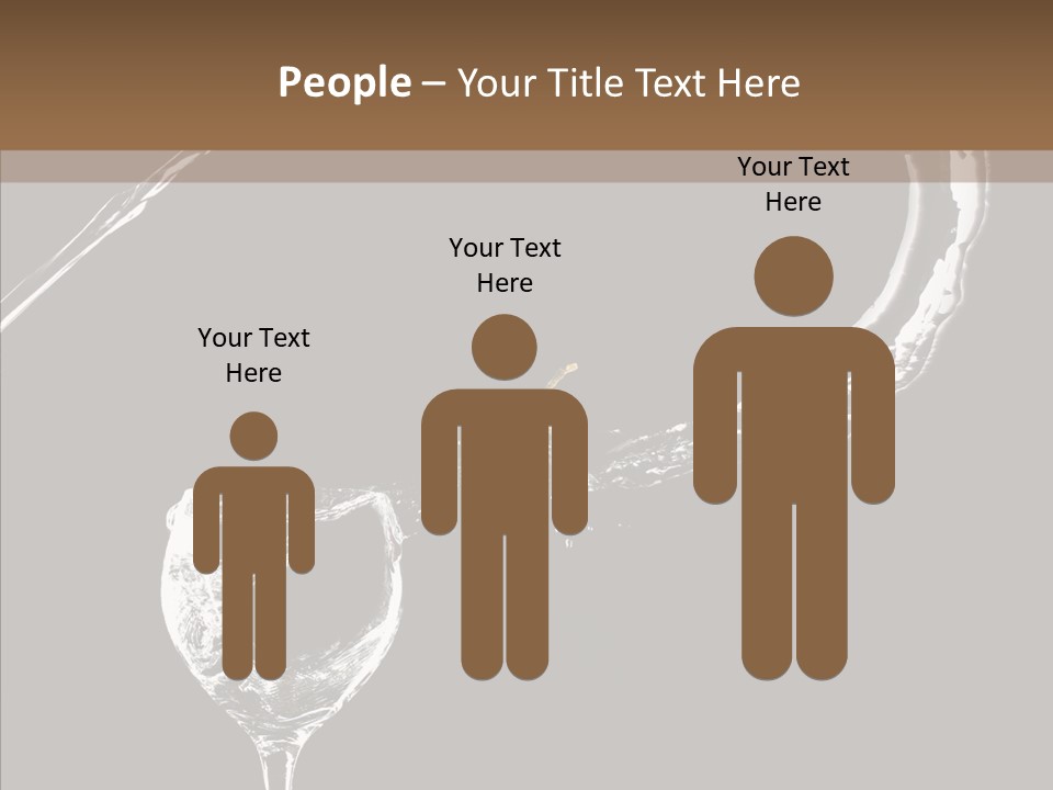 A Glass Of Wine With A Cherry On Top Of It PowerPoint Template