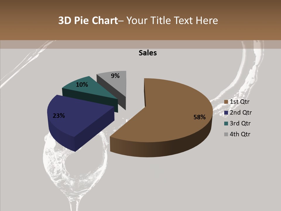 A Glass Of Wine With A Cherry On Top Of It PowerPoint Template