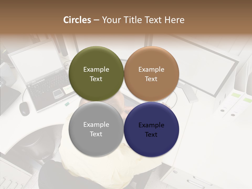 Chair Character Trategy PowerPoint Template