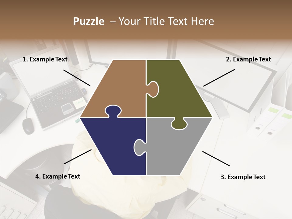 Chair Character Trategy PowerPoint Template