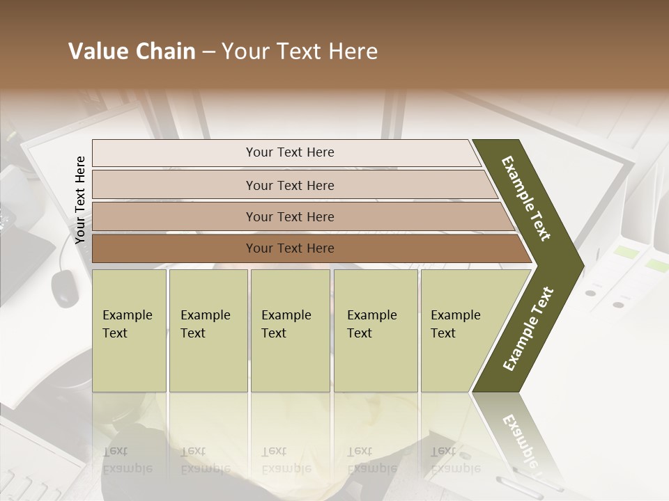 Chair Character Trategy PowerPoint Template