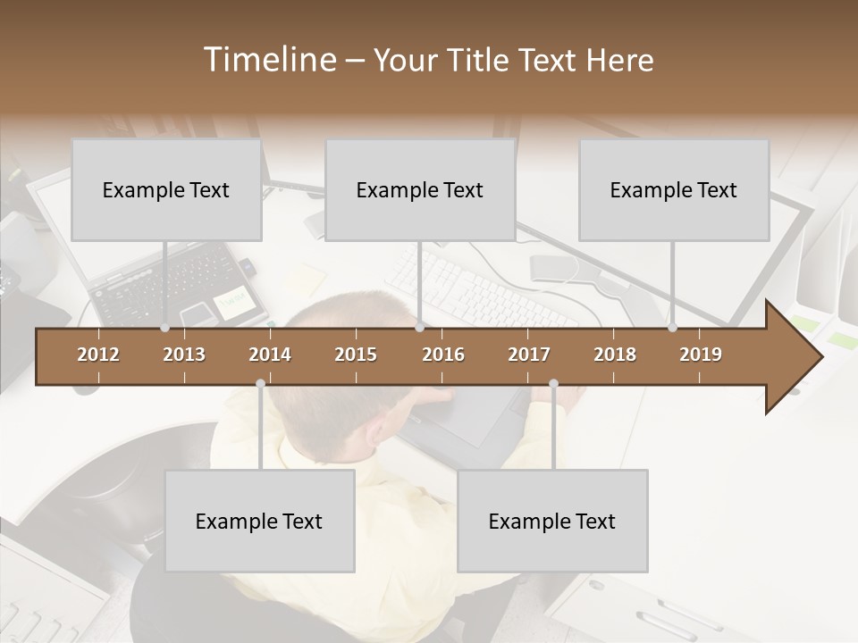 Chair Character Trategy PowerPoint Template