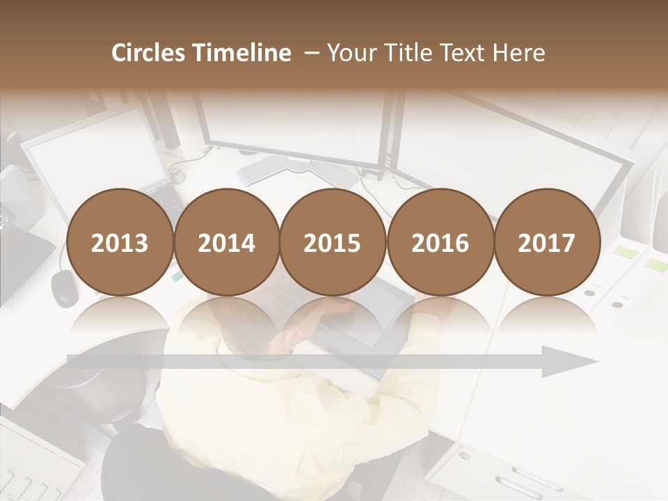 Chair Character Trategy PowerPoint Template