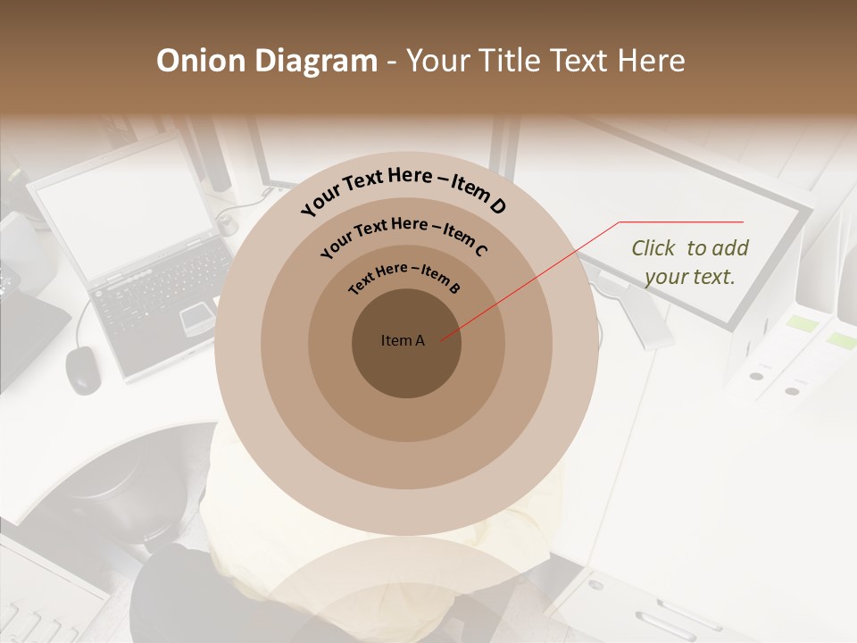Chair Character Trategy PowerPoint Template