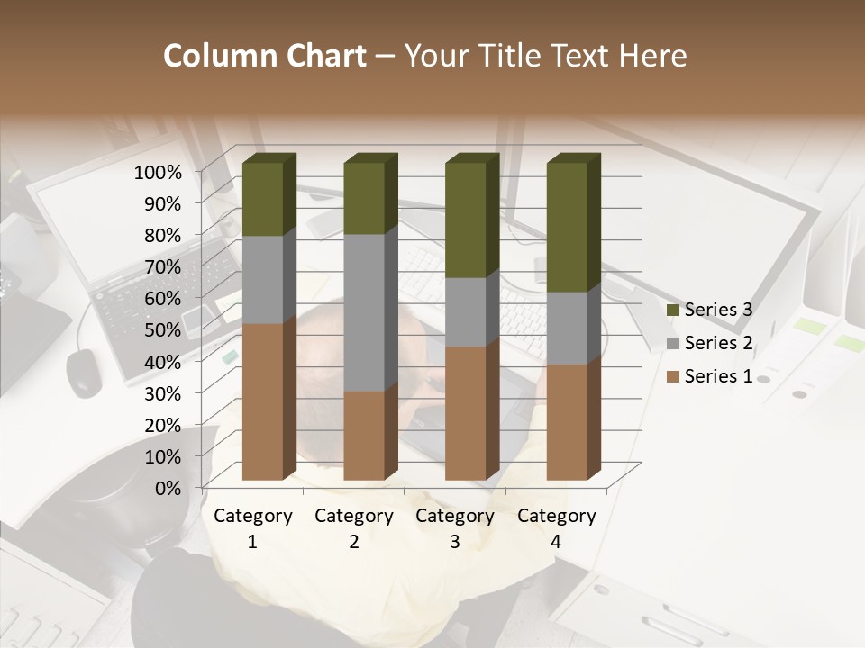 Chair Character Trategy PowerPoint Template