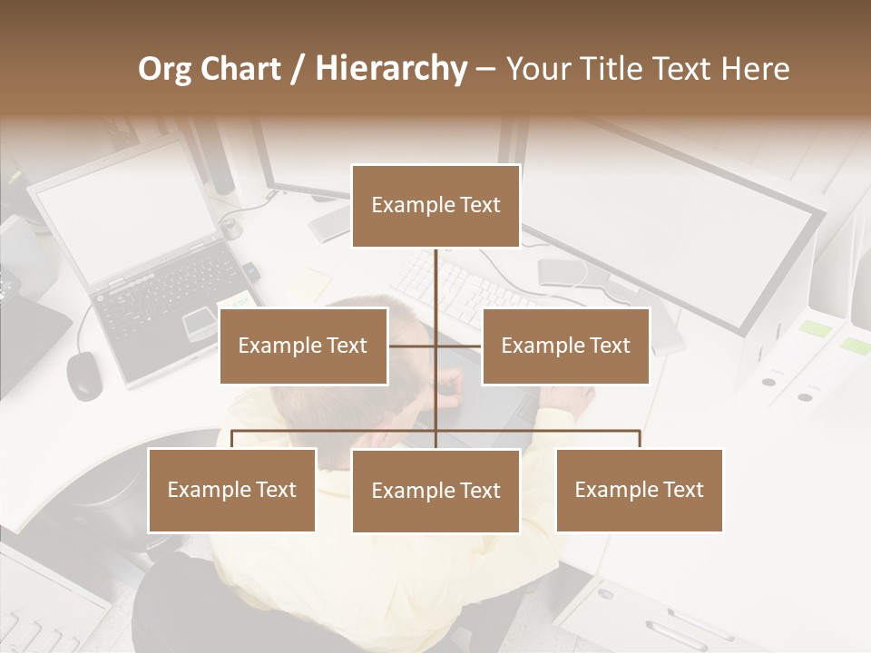 Chair Character Trategy PowerPoint Template