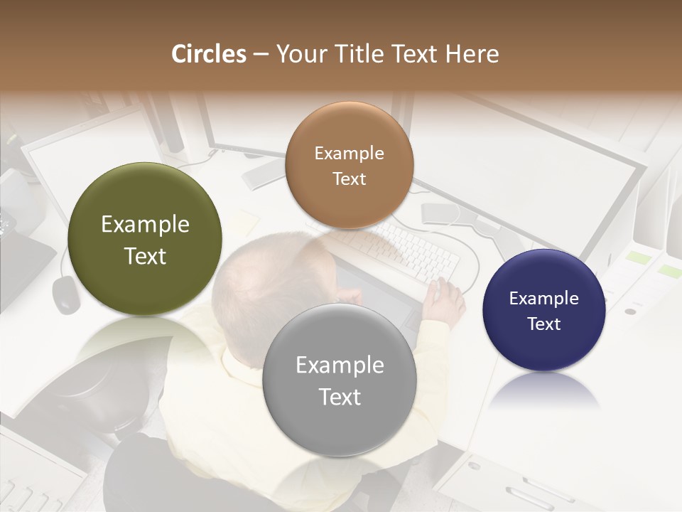 Chair Character Trategy PowerPoint Template