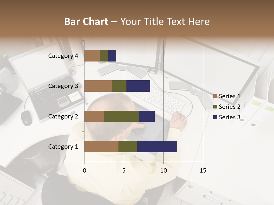 Chair Character Trategy PowerPoint Template