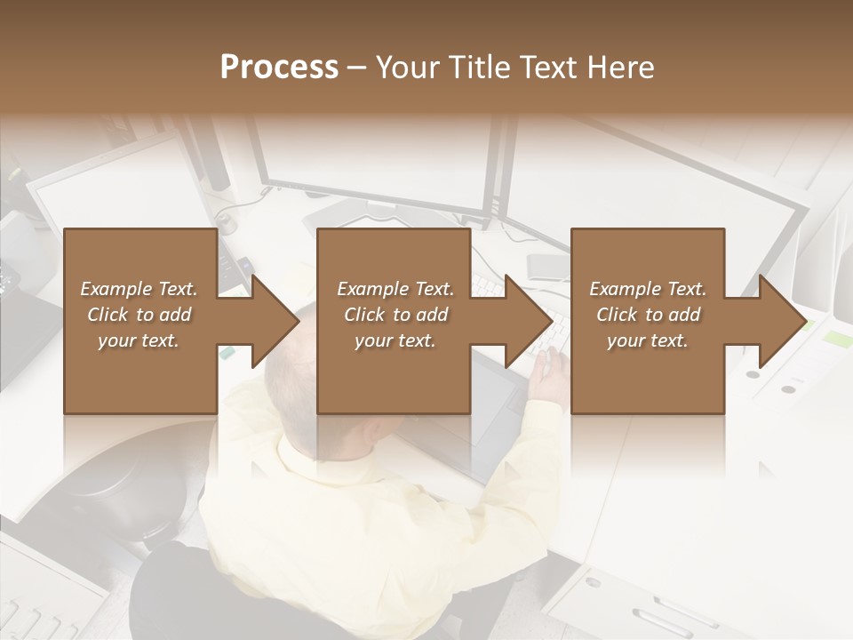 Chair Character Trategy PowerPoint Template