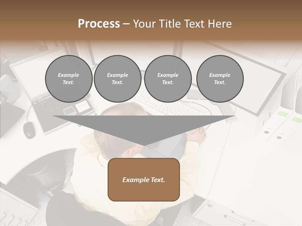 Chair Character Trategy PowerPoint Template