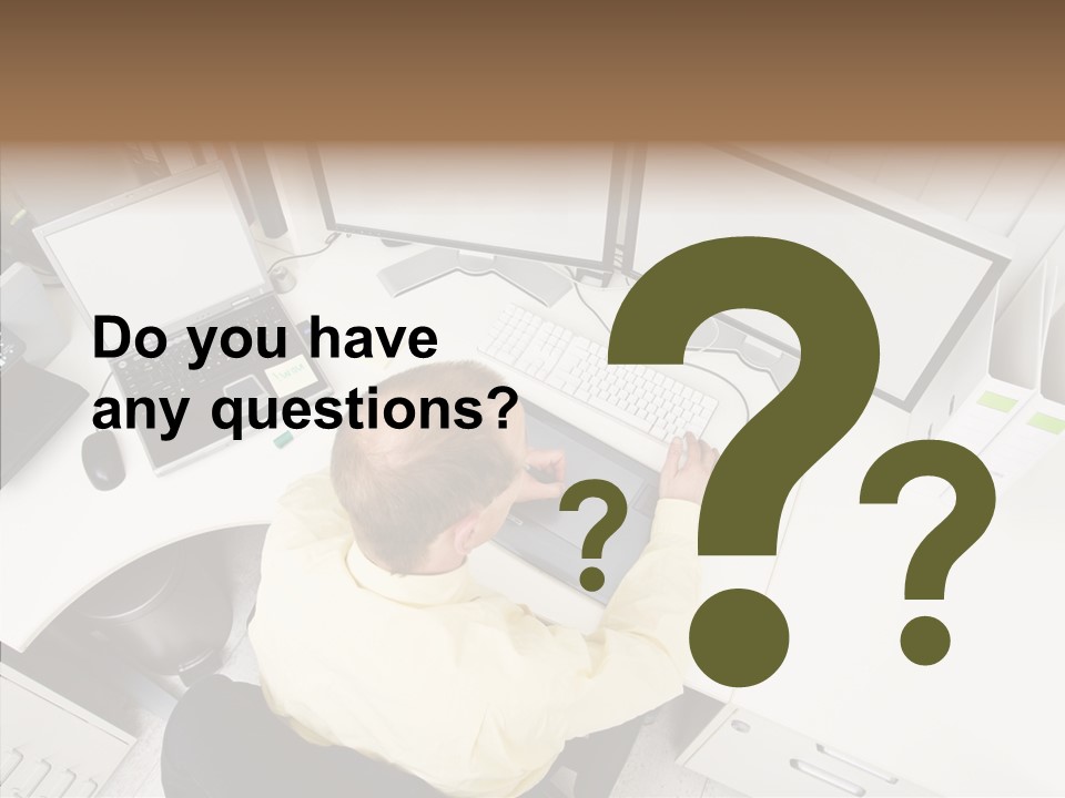 Chair Character Trategy PowerPoint Template