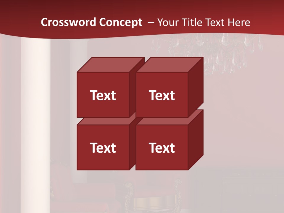 Chair Character Trategy PowerPoint Template