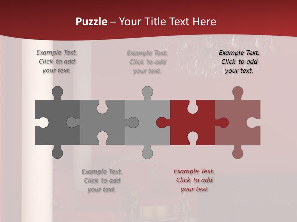 Chair Character Trategy PowerPoint Template